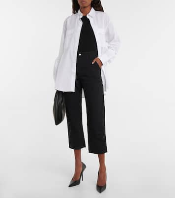 X Carhartt WIP High-Rise Cropped Jeans | Wardrobe.NYC