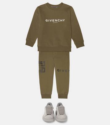 Logo cotton-blend sweatpants | Givenchy Kids
