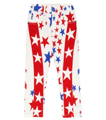 Star-print cotton denim jeans | ERL Kids