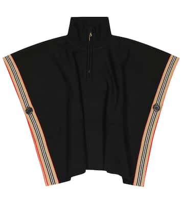 Wool-blend poncho | Burberry Kids