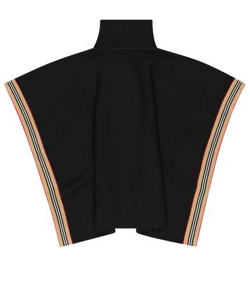Wool-blend poncho | Burberry Kids