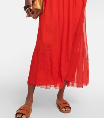 Robe longue en soie | Chloé