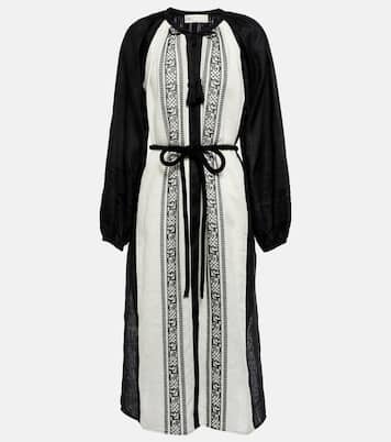 Bestickter Kaftan aus Leinen | Tory Burch