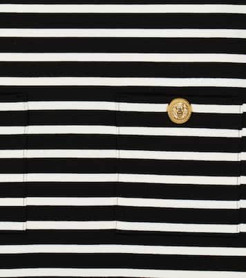Striped jersey dress | Balmain Kids
