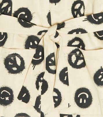 Wave Peace Smile cotton-blend bathrobe | Molo