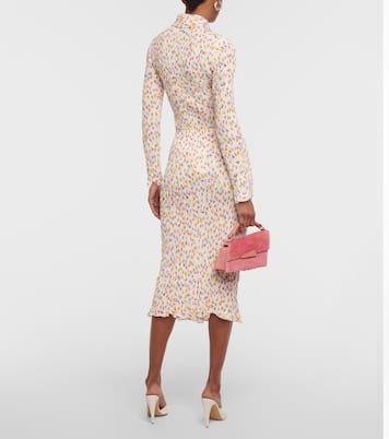 Floral plissé midi skirt | Dorothee Schumacher