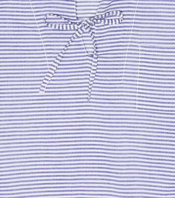 Artichoke cotton voile top | Caramel