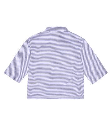 Artichoke cotton voile top | Caramel