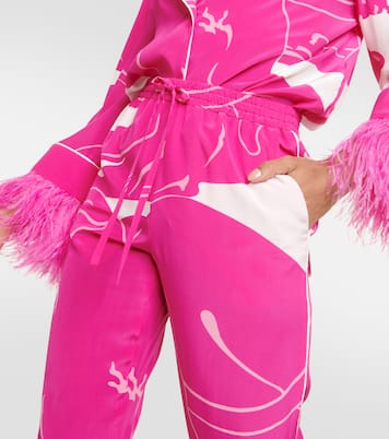 Hose aus Crêpe de Chine aus Seide | Valentino