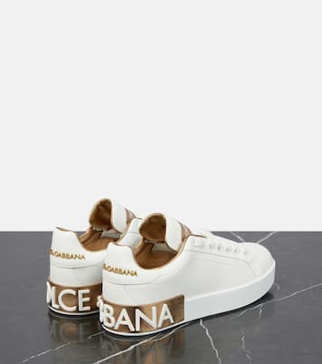 Portofino leather sneakers | Dolce&Gabbana