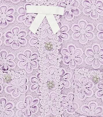 Cardigan en dentelle à ornements | Self-Portrait Kids