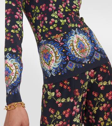 Pull imprimé en soie mélangée | Etro