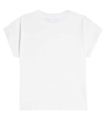 Logo cotton jersey T-shirt | Balmain Kids