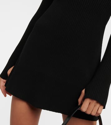 Miniabito in maglia di jersey a coste | Courrèges