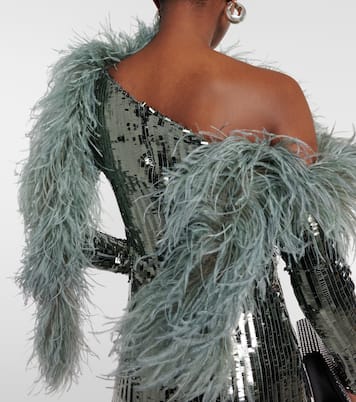 Abito lungo Garbo Disco con paillettes | Taller Marmo