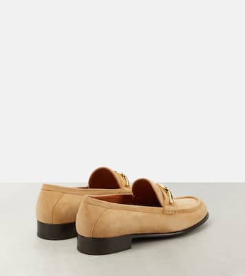 Loafers VLogo Gate aus Veloursleder | Valentino Garavani