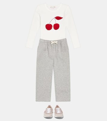 Tidjiane sequined cotton jersey T-shirt  | Bonpoint