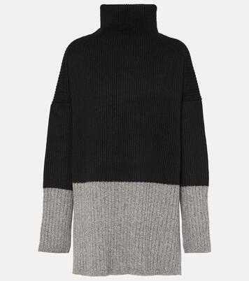 Pull Colour Block en laine et cachemire | Joseph