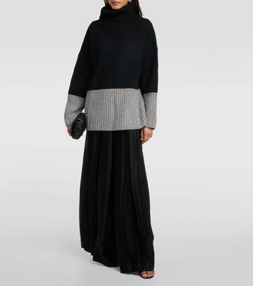 Pull Colour Block en laine et cachemire | Joseph