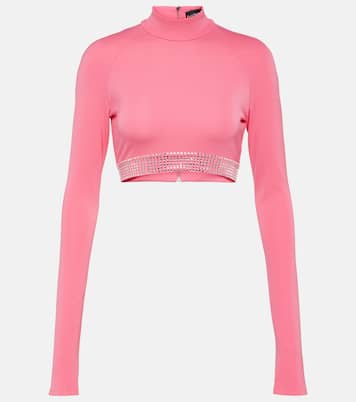 Verziertes Cropped-Top | David Koma