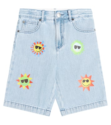Embroidered denim shorts | Stella McCartney Kids