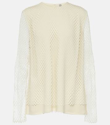 Layered lace top | Toteme