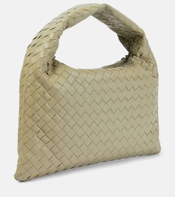 Hop Intrecciato leather shoulder bag | Bottega Veneta