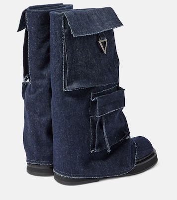 Stiefel Robin aus Denim | The Attico