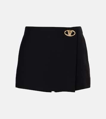 Skort VLogo Locker aus Crepe Couture | Valentino