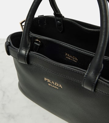 Prada Buckle Small leather tote bag | Prada