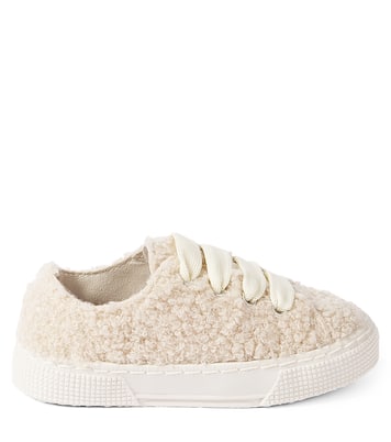 Faux shearling sneakers | Il Gufo