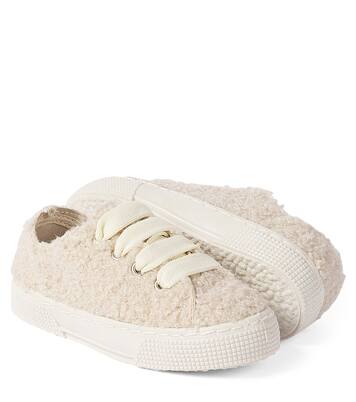 Faux shearling sneakers | Il Gufo