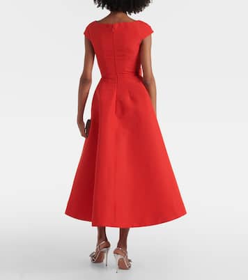 Midikleid aus Seide | Monique Lhuillier