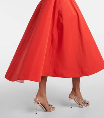 Midikleid aus Seide | Monique Lhuillier