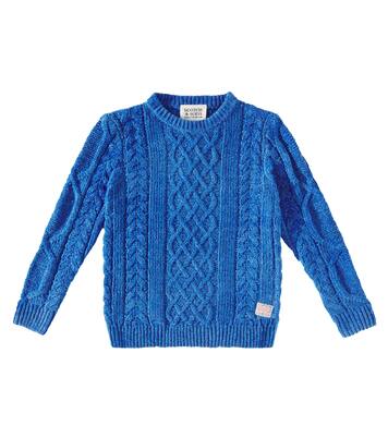 Cable-knit chenille sweater | Scotch & Soda Kids