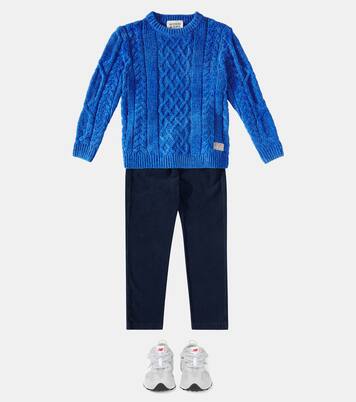 Cable-knit chenille sweater | Scotch & Soda Kids