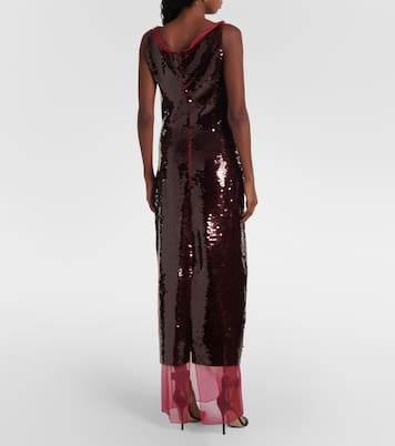 Robe longue Nehemia à sequins | Emilia Wickstead