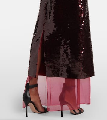 Robe longue Nehemia à sequins | Emilia Wickstead