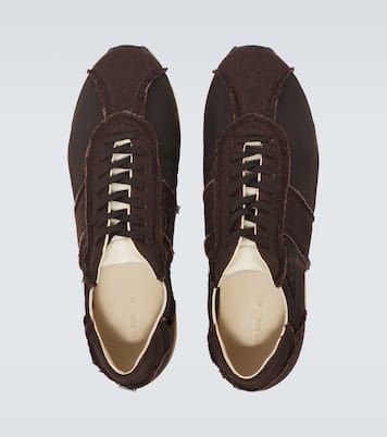 Moveo canvas-trimmed sneakers | The Row