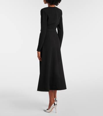 Robe midi en cady | Roland Mouret
