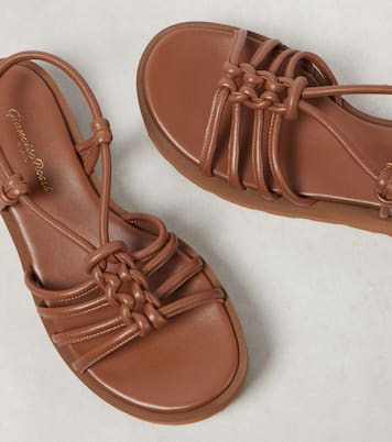 Hebe leather platform sandals | Gianvito Rossi