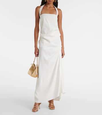 Maxirock Dorian aus einem Leinengemisch | SIR