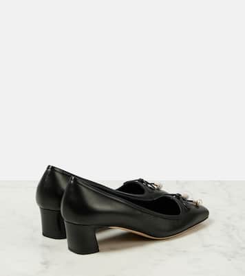 Elme 45 embellished leather pumps | Jimmy Choo