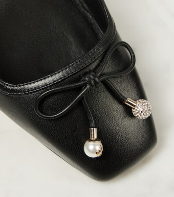 Elme 45 embellished leather pumps | Jimmy Choo