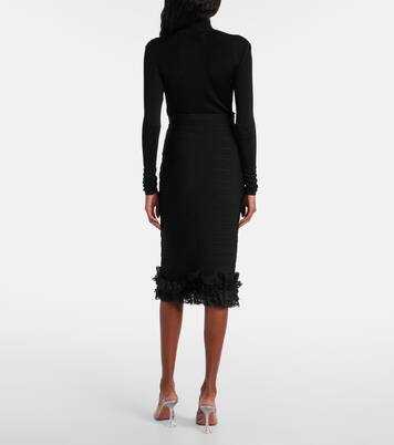 X Chistopher Kane Midirock mit Spitze | Self-Portrait