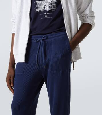 Cotton jersey sweatpants | Brunello Cucinelli
