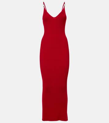 Slipdress aus Rippstrick | Versace