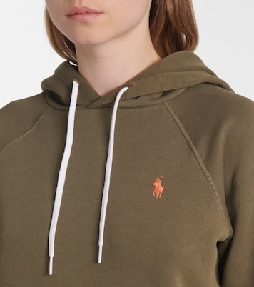 Cotton-blend jersey hoodie | Polo Ralph Lauren