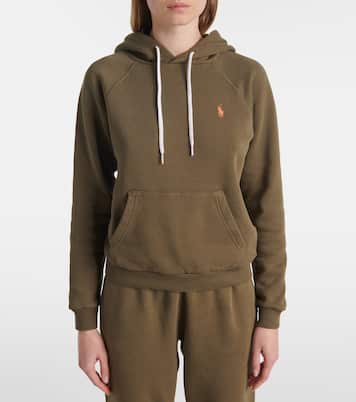 Cotton-blend jersey hoodie | Polo Ralph Lauren