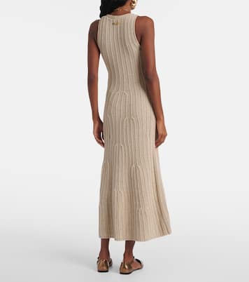 Vestido largo Uccio de lino y algodón | Max Mara